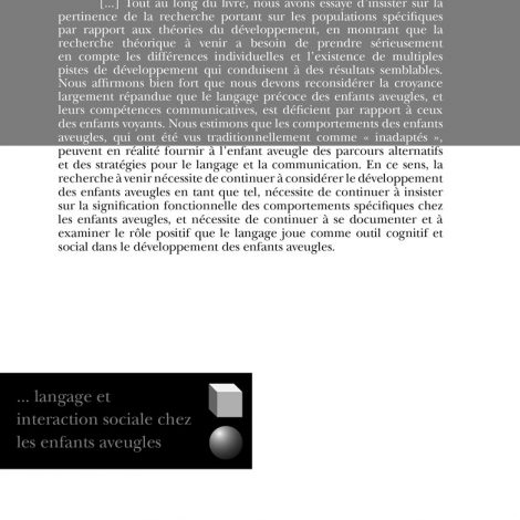 Couverture du titre "Développement du langage et interaction sociale..."