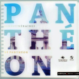 couverture avec une photo du panthéon à découvrir à travers les lettres du titre "panthéon"