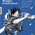 illustration couverture Revue des livres pour enfants juin 2022, n°325, qui représentele personnage principal du manga one piece