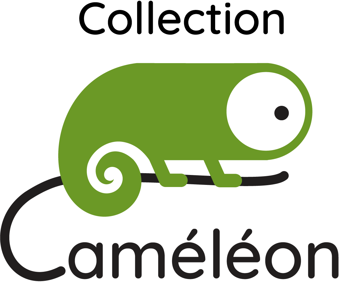 collection caméléon représentée par un caméléon vert