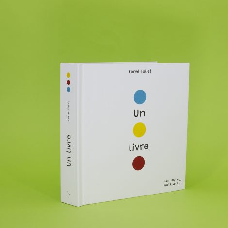 couverture du livre avec trois ronds de couelurs différentes : bleu, jaune, rouge