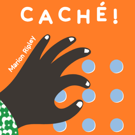 Photo de la page de couverture de l'album. Main dessiné en noir qui essaye d'attraper un rond bleu ( 6 ronds) sur un fond orange.