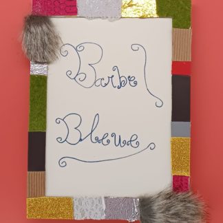Photo de la couverture "Barbe bleue" réalisée par les enfants